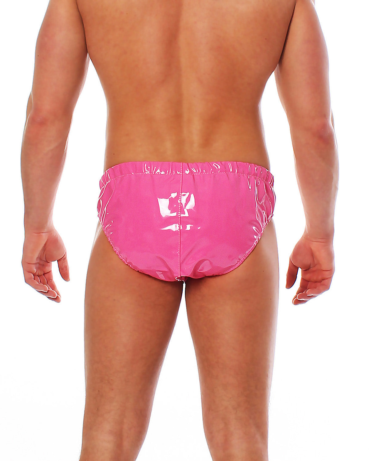 Herren Lack Slip in Vinyl Qualität diverse Farben Bund & Leistenbänder langlebig