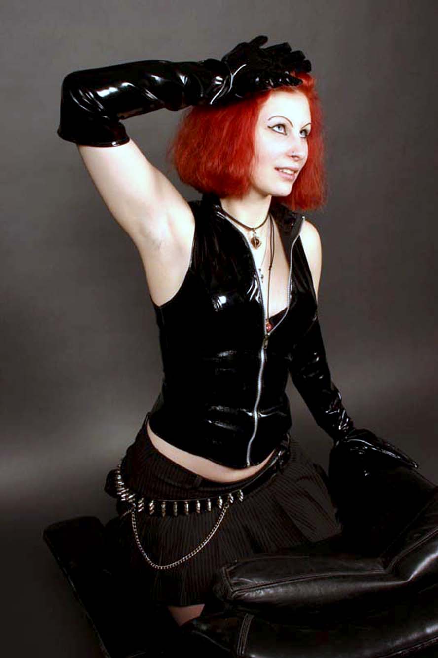 Lange Damen Lack Handschuhe Vinyl Qualität div. Farben Spaßfaktor Langlebigkeit