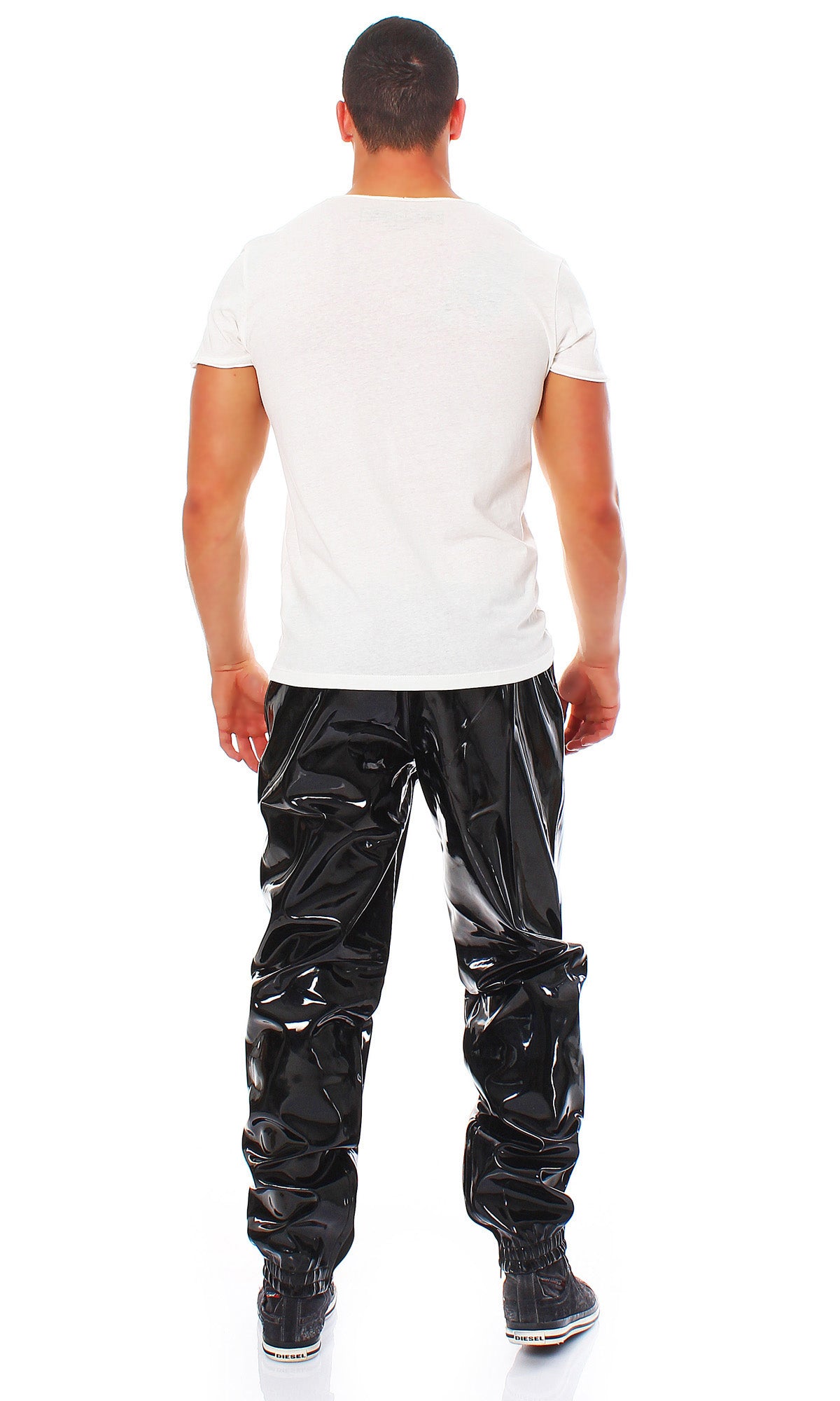 Jogging Hose Herren Vinyl Qualität diverse Größen Farben Zuhause Lack Hose