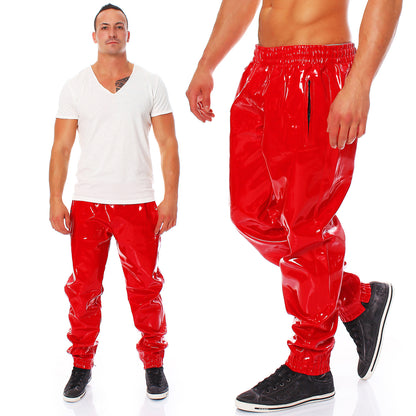 Jogging Hose Herren Vinyl Qualität diverse Größen Farben Zuhause Lack Hose
