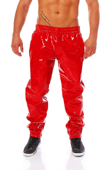 Jogging Hose Herren Vinyl Qualität diverse Größen Farben Zuhause Lack Hose