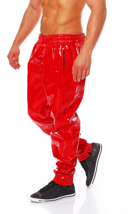 Jogging Hose Herren Vinyl Qualität diverse Größen Farben Zuhause Lack Hose