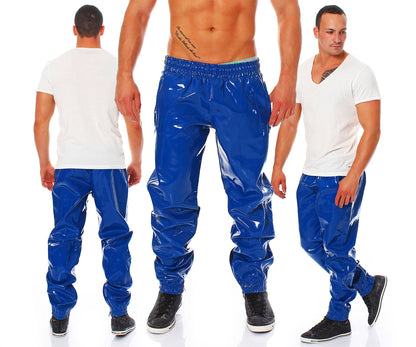 Jogging Hose Herren Vinyl Qualität diverse Größen Farben Zuhause Lack Hose
