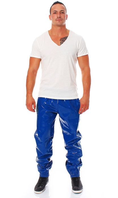 Jogging Hose Herren Vinyl Qualität diverse Größen Farben Zuhause Lack Hose