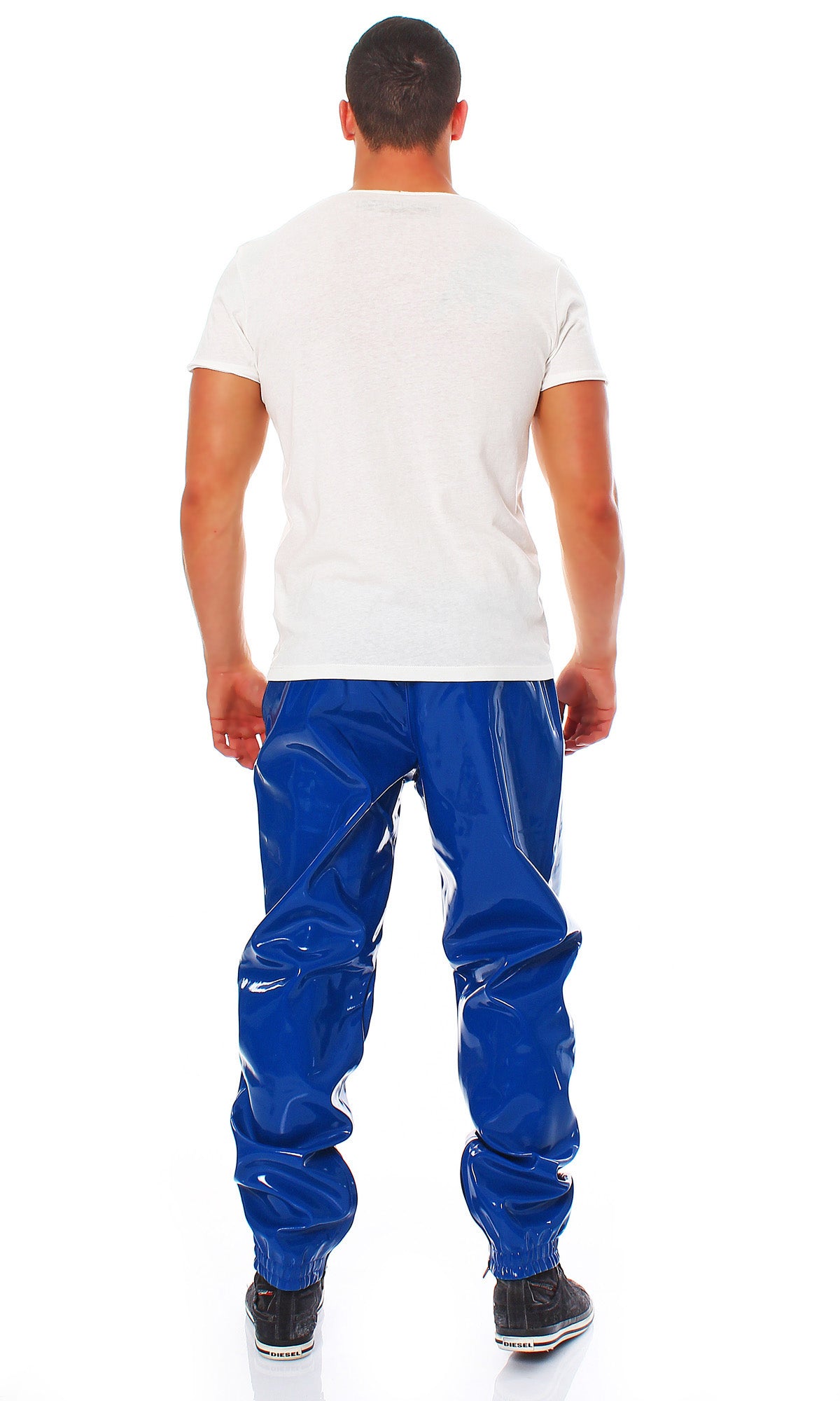 Jogging Hose Herren Vinyl Qualität diverse Größen Farben Zuhause Lack Hose