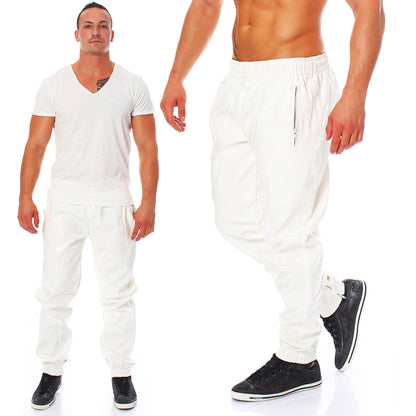 Jogging Hose Herren Vinyl Qualität diverse Größen Farben Zuhause Lack Hose