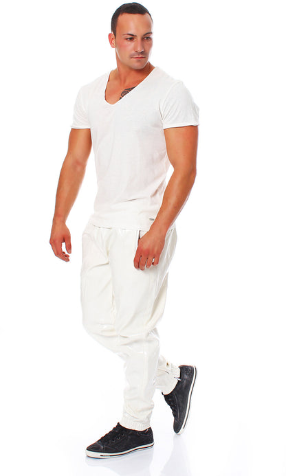 Jogging Hose Herren Vinyl Qualität diverse Größen Farben Zuhause Lack Hose