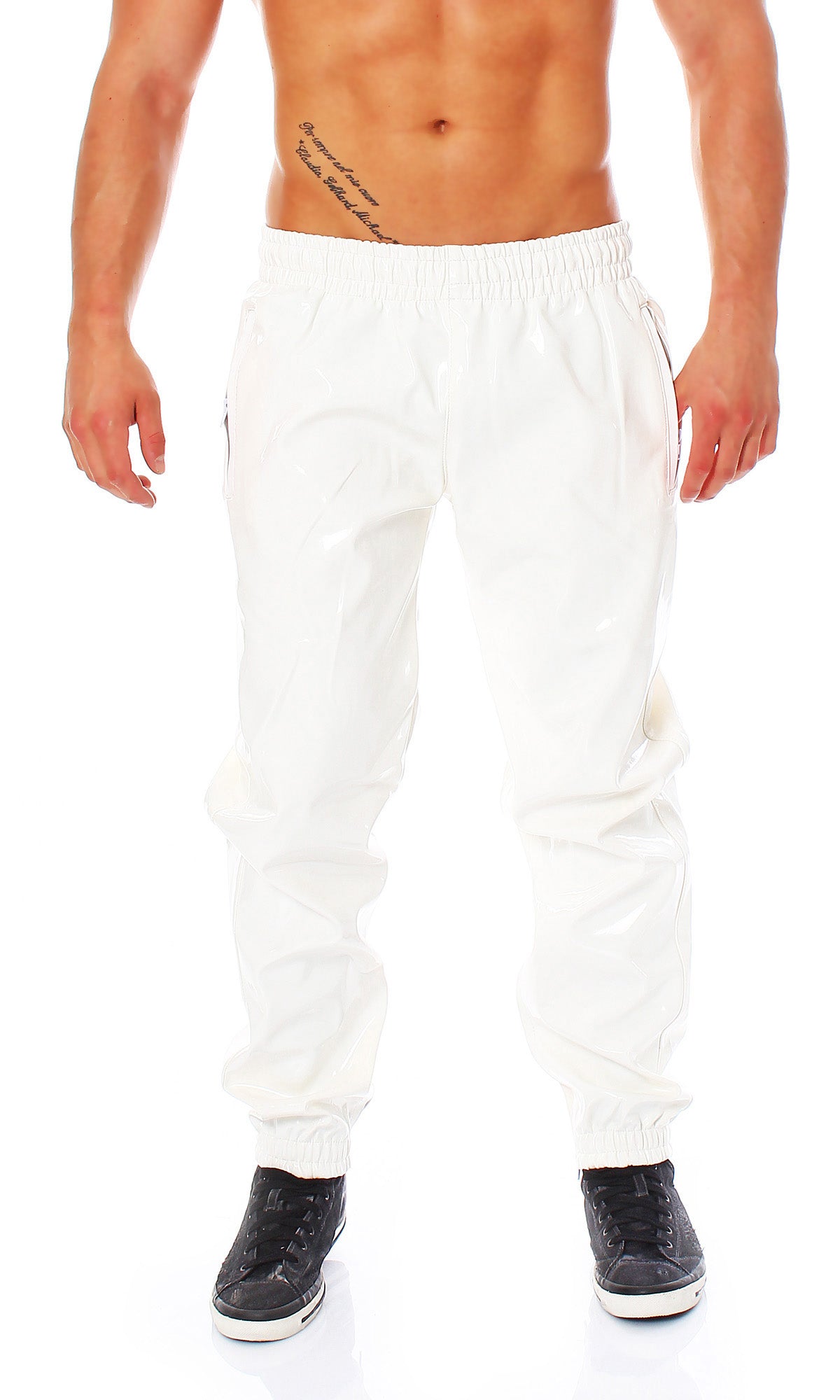 Jogging Hose Herren Vinyl Qualität diverse Größen Farben Zuhause Lack Hose