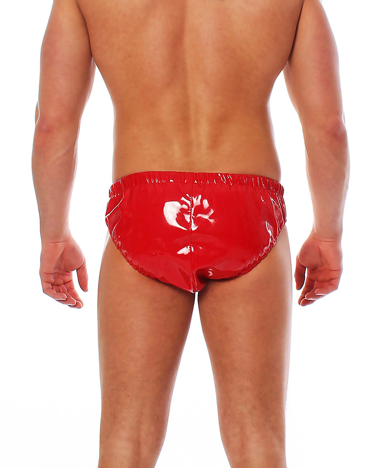 Herren Lack Slip in Vinyl Qualität diverse Farben Bund & Leistenbänder langlebig