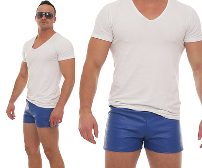 Echt Leder Short weiches Rindsleder Nappaleder Tunnelbund Innenfutter alle Größen