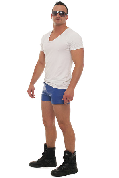 Echt Leder Short weiches Rindsleder Nappaleder Tunnelbund Innenfutter alle Größen