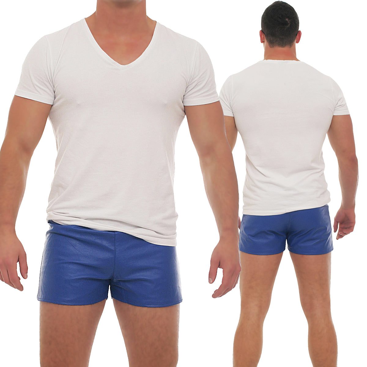 Echt Leder Short weiches Rindsleder Nappaleder Tunnelbund Innenfutter alle Größen