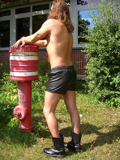 Echt Leder Short weiches Rindsleder Nappaleder Tunnelbund Innenfutter alle Größe