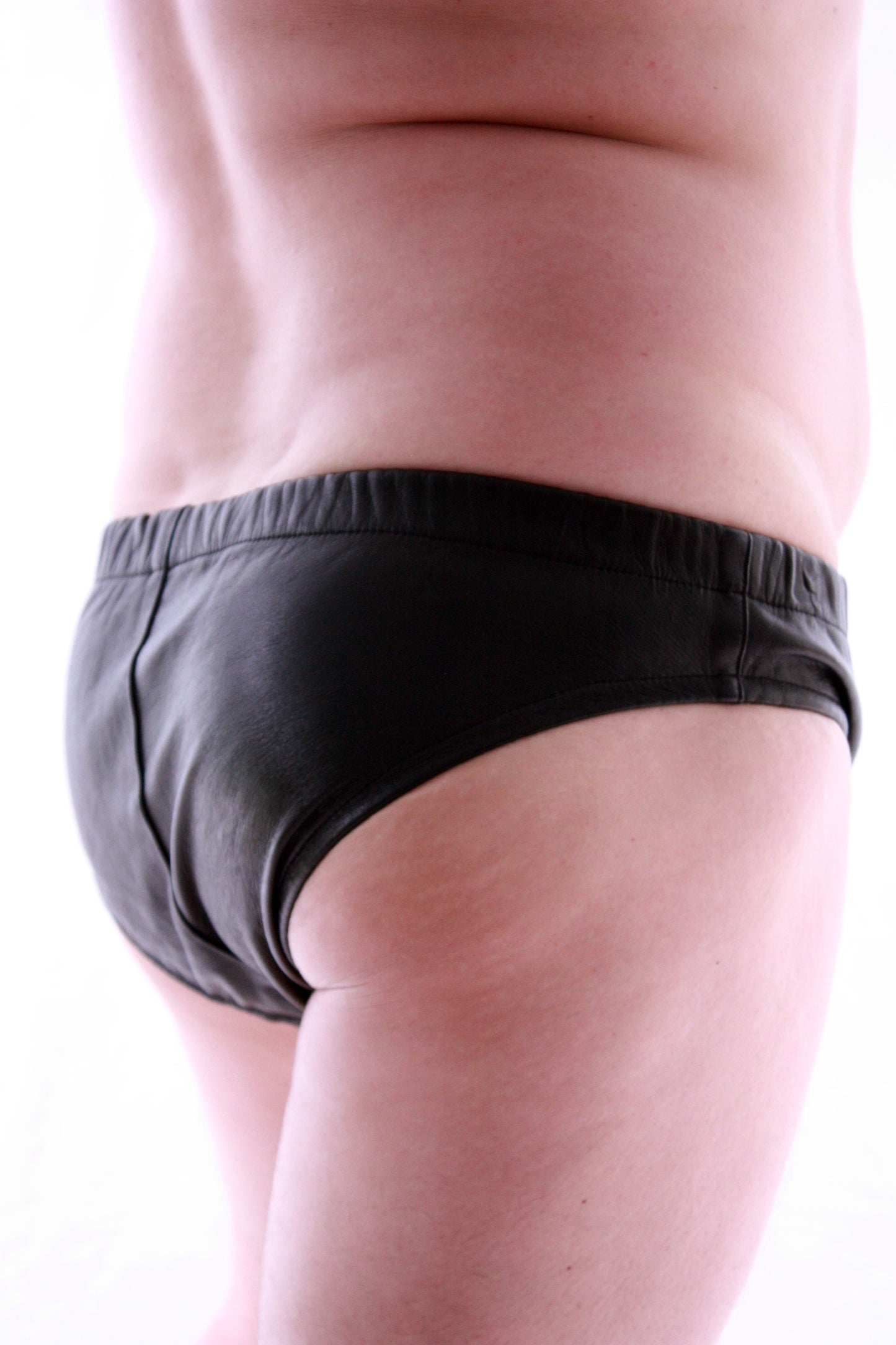 Echt Leder Herren Slip weiches Rindsleder Nappaleder Bund & Leistenband alle Gr.