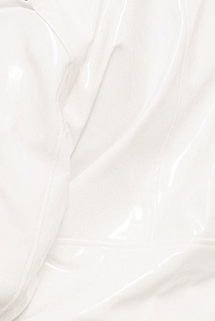 Lack Jacke Kapuzenjacke in Vinyl Qualität schwarz oder blau Reißverschluss Kapuze