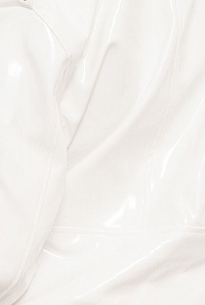 Lack Jacke Vinyl Qualität Oberarm Jackenende gesteppt div. Farben Reißverschluss